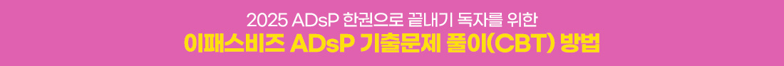 2025 ADsP 독자를 위한 프로모션