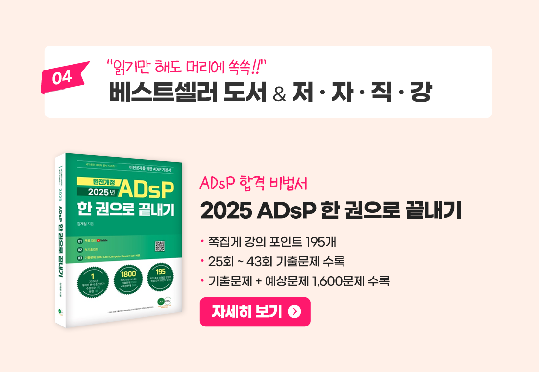 ADsP 한 권으로 끝내기